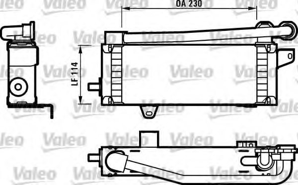 VALEO 817002 Oil Cooler, engine oil